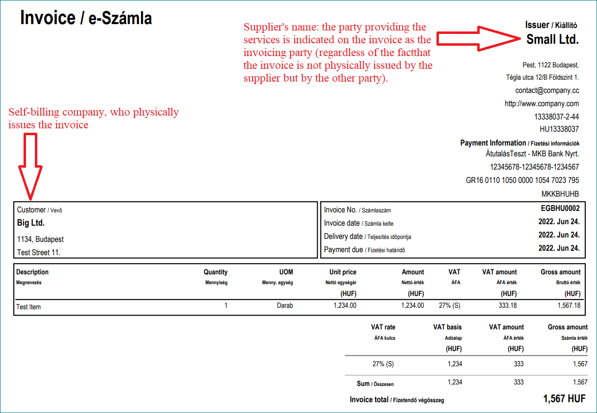 Self Billing Function Billzone Eu